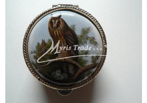 klasická kulatá lékovka - sova