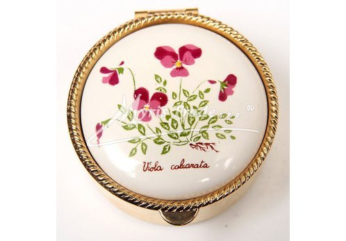 klasická kulatá s květinami 38 - bylinky