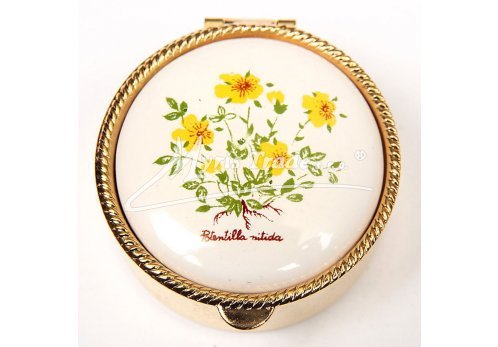 klasická kulatá s květinami 38 - bylinky