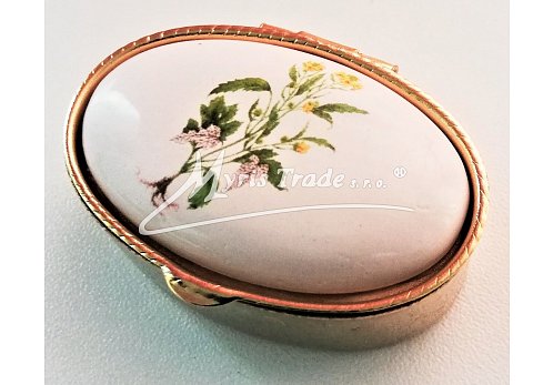 klasický ovál s květinami 38 - bylinky