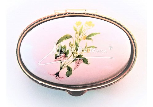 klasický ovál s květinami 38 - bylinky