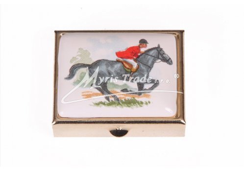 klasická 40 obdélníková lékovka - dostihy a hon