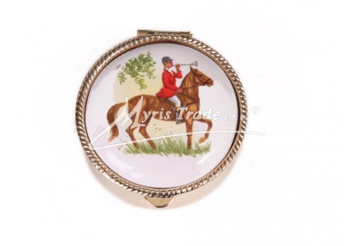 klasická 40 kulatá lékovka - dostihy a hon