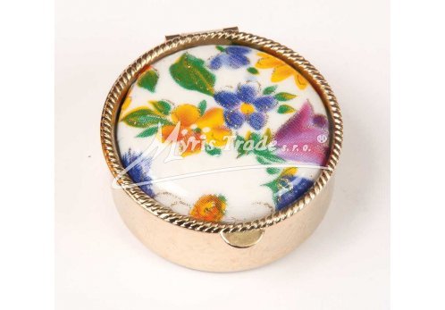 klasická kulatá s květinami 42 - stylizované květiny