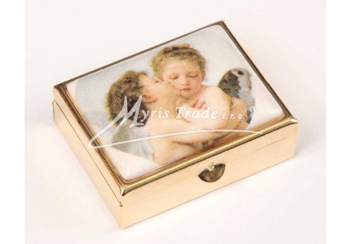 klasická 53 obdélníková lékovka - andílci