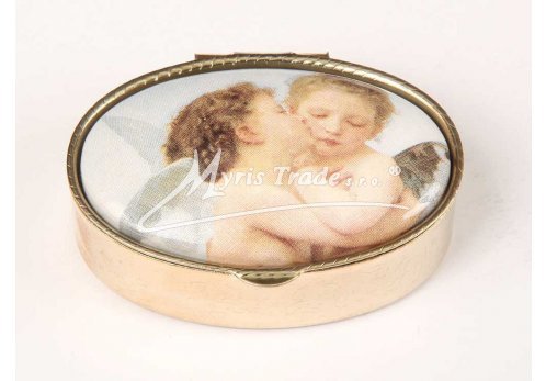 klasická 53 oválná lékovka - andílci