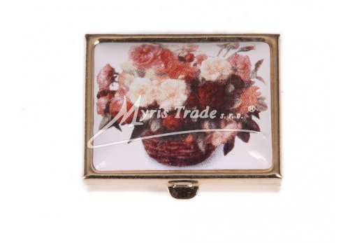 klasický obdélník s květinami 63 - kytice růží