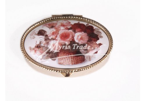 klasický ovál s květinami 63 - kytice růží