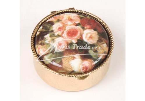 klasická kulatá s květinami 64 - barokní kytice