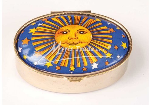 klasická 76 oválná lékovka - sluníčko