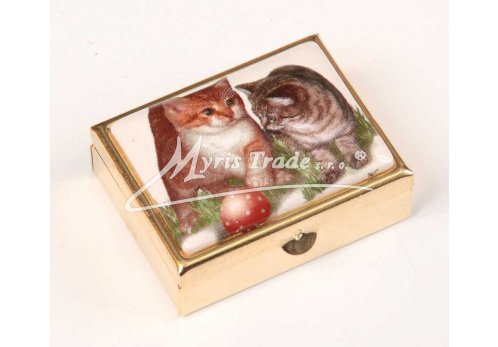 klasická 85 obdélníková lékovka - kočíčky