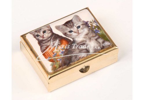 klasická 85 obdélníková lékovka - kočíčky