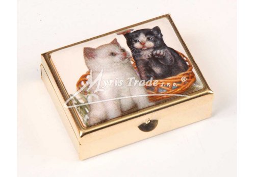 klasická 85 obdélníková lékovka - kočíčky