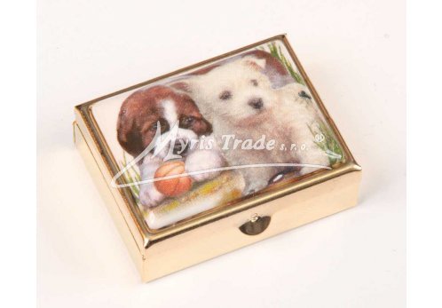 hravá štěnata - klasická obdélníková lékovka