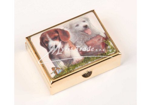 hravá štěnata - klasická obdélníková lékovka