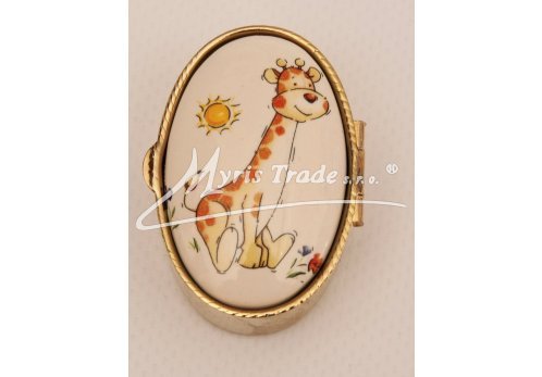 žirafa - klasická lékovka ovál