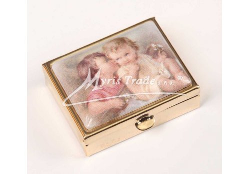 klasická obdélníková lékovka - andílci