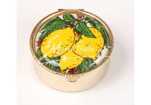 klasická kulatá lékovka - citrony