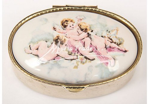 klasická 21 oválná lékovka - andílci