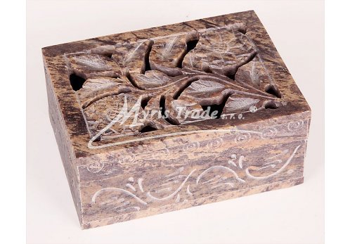 šperkovnice malá - vyřezávaná