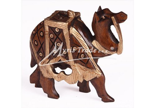 velbloud dřevěný - zdobený