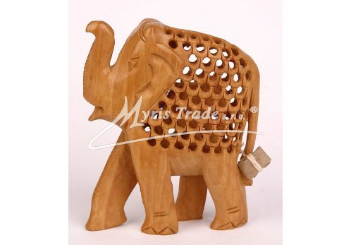slon dřevěný - 12,5 cm