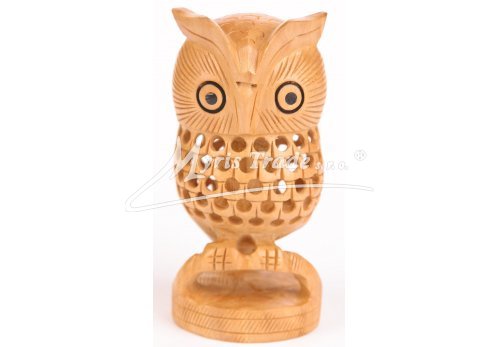 sova dřevěná - 12,5 cm