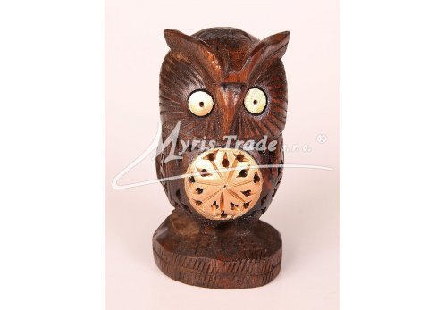 sova dřevěná - 8 cm
