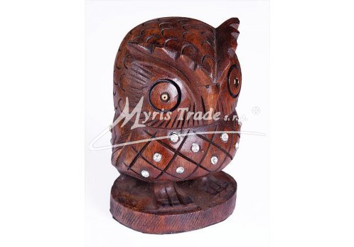 sova dřevěná - 10 cm