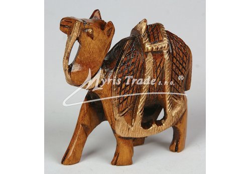 velbloud dřevěný - zdobený