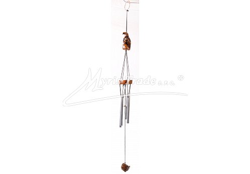 větrná zvonkohra s dřevěnými zvířátky (orel)