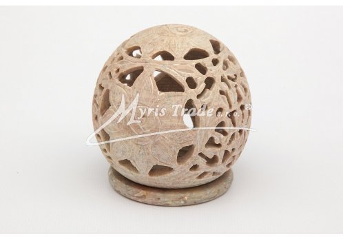 střední barevný svícen  - 10 cm