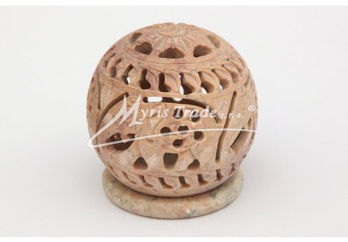 malý barevný svícen - 8,5 cm