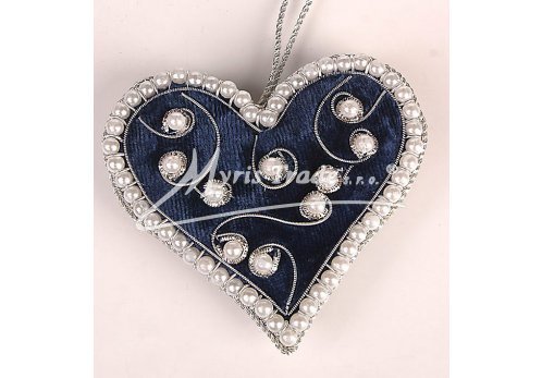 vánoční ozdoba - srdce