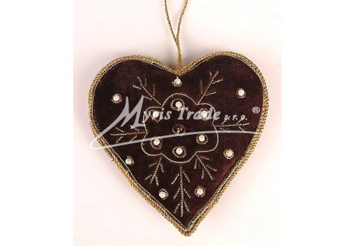 vánoční ozdoba - srdce