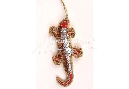 vánoční ozdoba - bazilišek