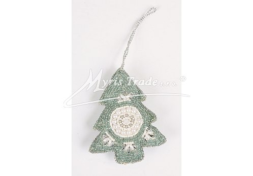 stromeček - ledově modrý,  11 cm