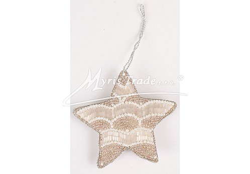 hvězda - růžová,  11 cm