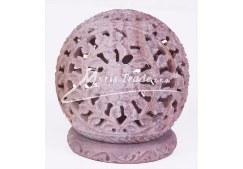 střední barevný svícen  - 9 cm