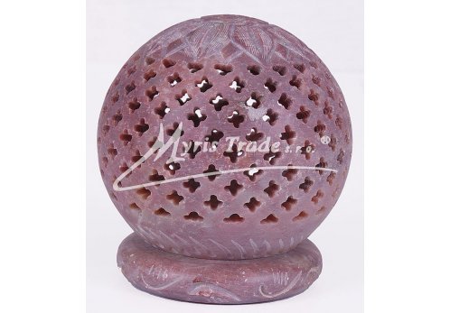 střední barevný svícen  - 9 cm