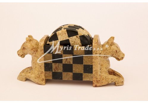 podtácky - ART DECO - kůň