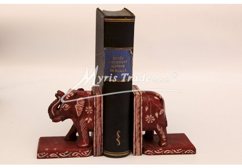barevná zarážka na knihy - slon