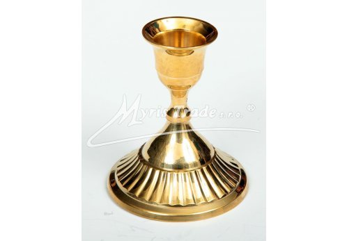svícen mosazný - 8 cm