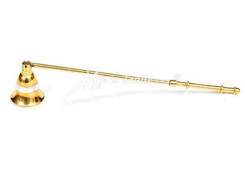 mosazné zhasínátko s perletí