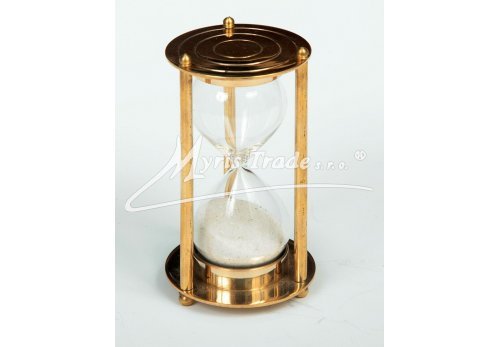 mosazné malé přesýpací hodiny - 9 cm
