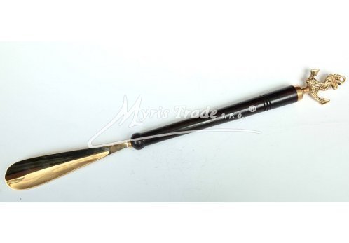 dřevěná a mozasná lžíce na boty - kotva - 51 cm