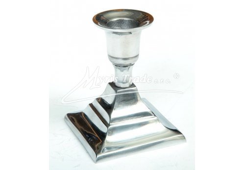 svícen - poniklovaný - 9 cm