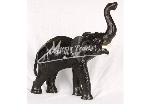 střední slon černý - 30 cm