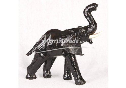malý slon černý - 15 cm