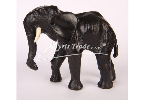 malý slon černý - 15 cm